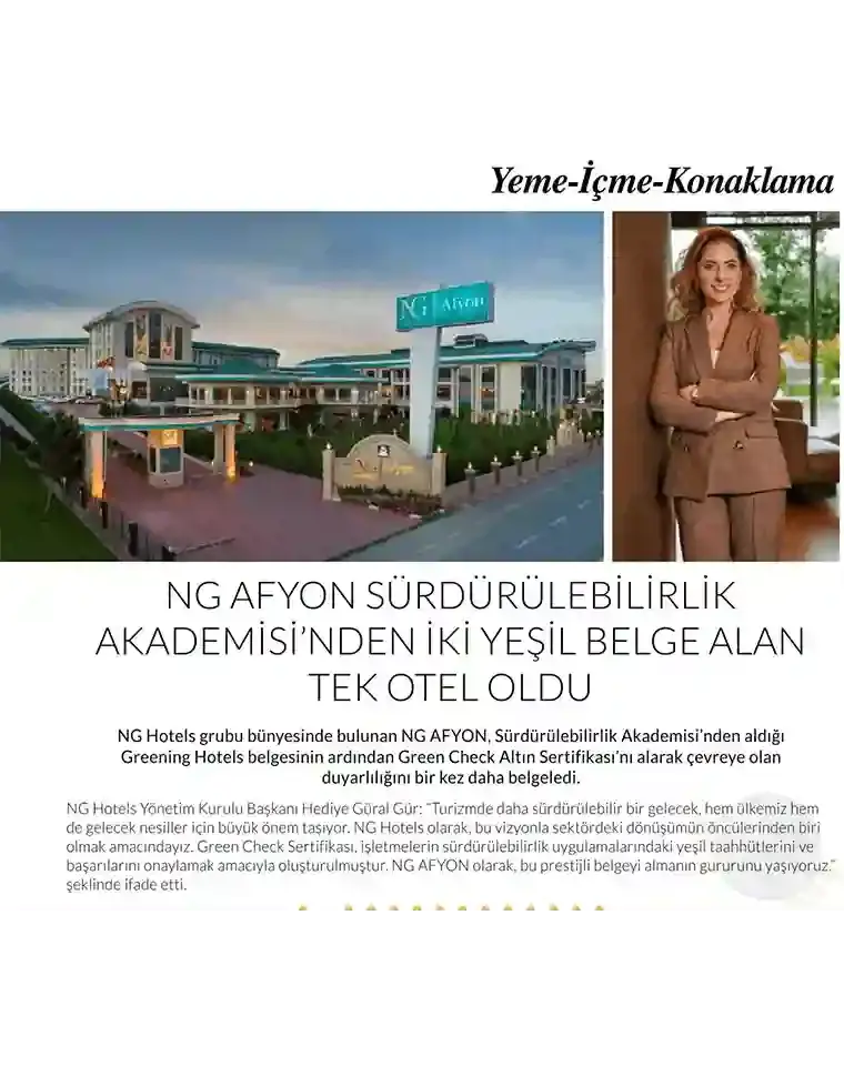 Ng Hotels Basinda Biz Yesil Otel Card